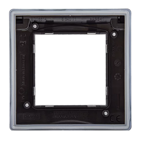 Legrand Niloé Step IP44 1-es keret fekete 863596