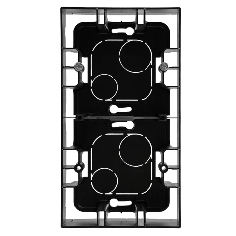 Legrand Niloé Step Dupla Kiemelőkeret Falon kívüli tartó keret fekete 863598