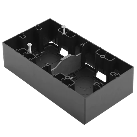 Legrand Niloé Step Dupla Kiemelőkeret Falon kívüli tartó keret fekete 863598