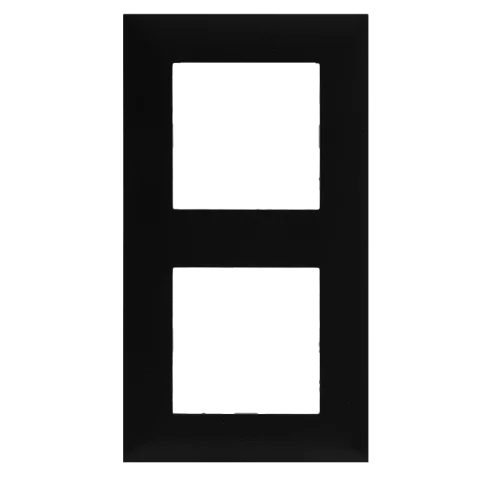 Legrand Niloé Step keret 2-es vízszintes és függőleges fekete 863592