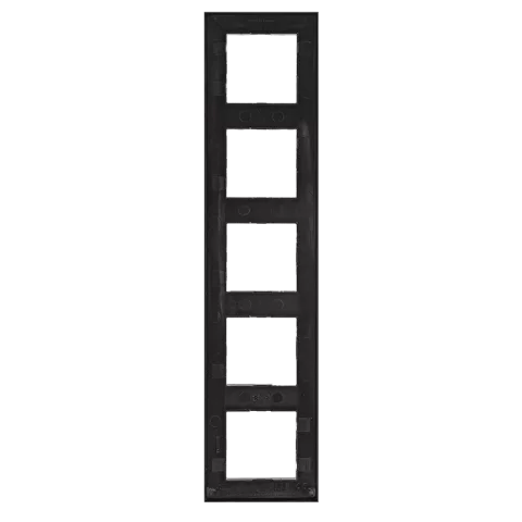 Legrand Niloé Step keret 5-ös vízszintes és függőleges fekete 863595