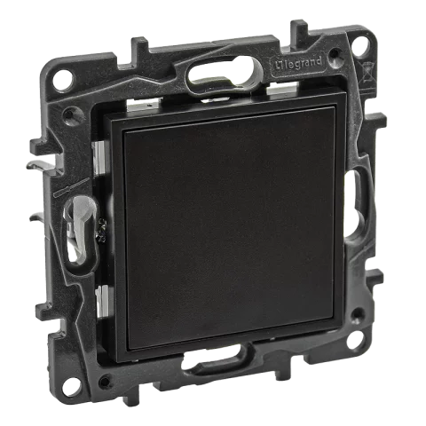 Legrand Niloé Step Vakfedél fekete 863500