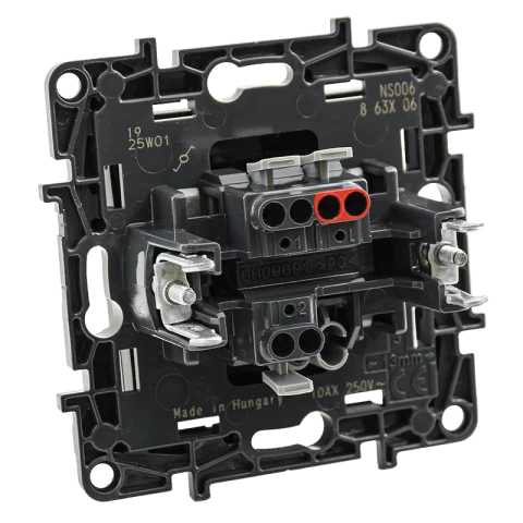 Legrand Niloé Step Kapcsoló 106 alternatív váltó villanykapcsoló rugós bekötés fekete 863506