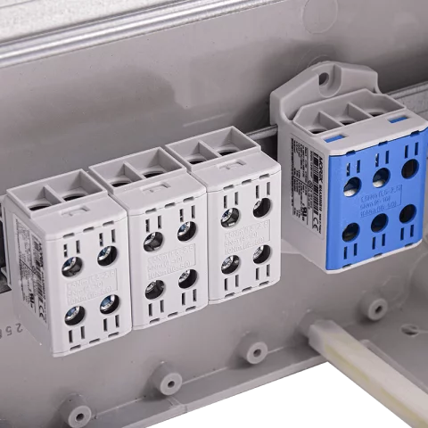 Csatári Plast PVT 6075 Á-V Fm-K ÁK-U 1/3 fázisú kombinált villanyóra szekrény 80A 12 mod földkábeles