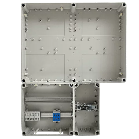 Csatári Plast PVT 6075 Á-V Fm-K-U 1/3 fázisú kombinált villanyóra szekrény 80A földkábeles