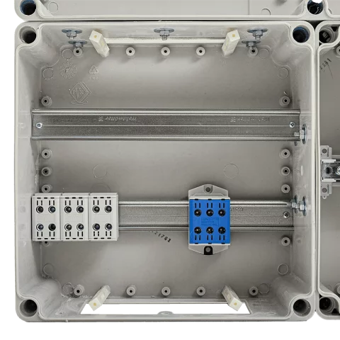 Csatári Plast PVT 6075 Á-V Fm-K-U 1/3 fázisú kombinált villanyóra szekrény 80A földkábeles