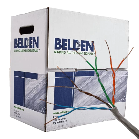 UTP internet lan kábel Cat5e (U/UTP 100MHz) 4x2x0,6 tömör réz vezeték BELDEN