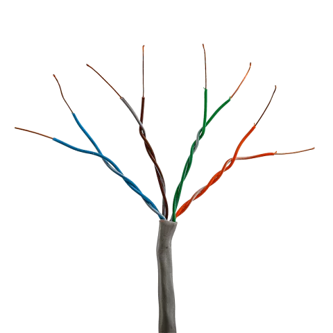 UTP internet lan kábel Cat5e (U/UTP 100MHz) 4x2x0,6 tömör réz vezeték BELDEN