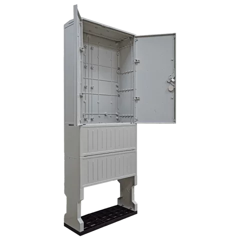 Csatári Plast PVT K-L 66x88/25 üres villanyóra szekrény lábazattal
