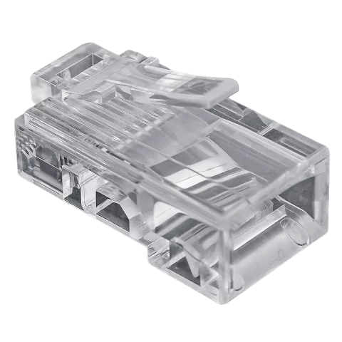 8P8C UTP moduláris dugó Cat5 RJ45 Ethernet csatlakozó Átmenő Szerelhető UTP csatlakozó Somogyi Pro