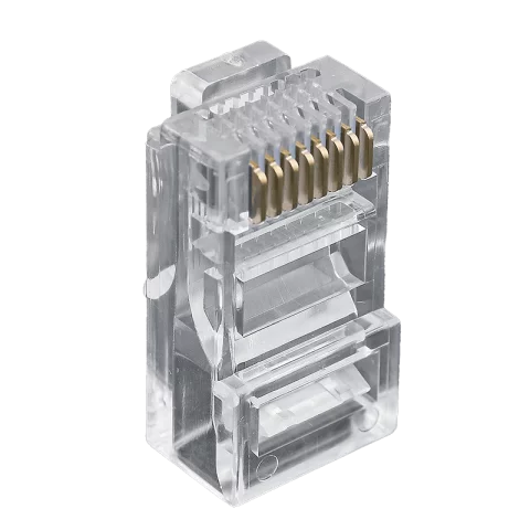 8P8C UTP moduláris dugó Cat5 RJ45 Ethernet csatlakozó Átmenő Szerelhető UTP csatlakozó Somogyi Pro