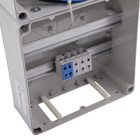 Csatári Plast PVT 3075 Fm-K ÁK 12-U 1/3 fázisú villanyóra szekrény 12 modulos 80A földkábeles