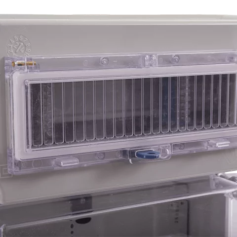 Csatári Plast PVT 3075 Fm-K ÁK 12-U 1/3 fázisú villanyóra szekrény 12 modulos 80A földkábeles