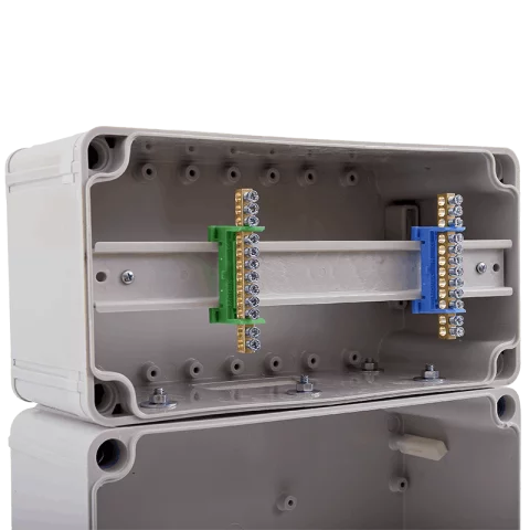 Csatári Plast PVT 3075 Fm-K ÁK 12-U 1/3 fázisú villanyóra szekrény 12 modulos 80A földkábeles