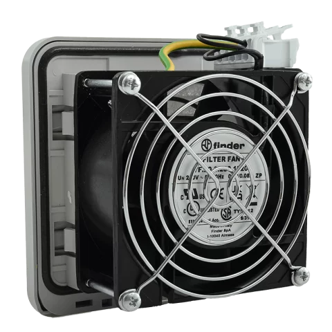Szellőztető Ventilátor szűrővel 120x120mm Kapcsolószekrényhez 23W IP54 Finder 7F.20.8.230.1020