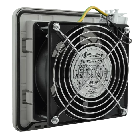Szellőztető Ventilátor szűrővel 155x155mm Kapcsolószekrényhez 29W IP54 Finder 7F.20.8.230.2055