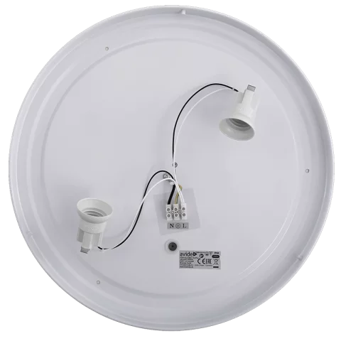 Mennyezeti Lámpa 2xE27 (Max.2x40W) IP44 kerek műanyag Csillagos Avide Alice ACLO38E27-AL-IP44