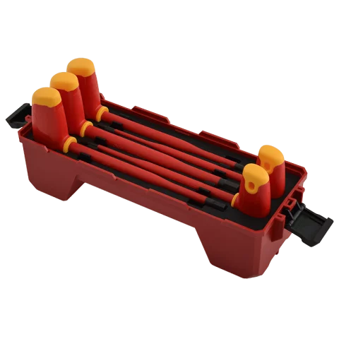 Imbuszkulcs készlet 5db-os T-nyelű 3-8mm kofferban Tracon ISET5