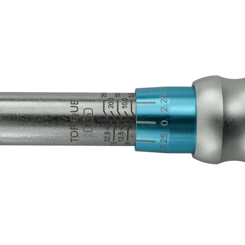 Nyomatékkulcs 1/4" 5-25Nm Mechanikus nyomatékkulcs 5-25 Kofferban Tracon TW25