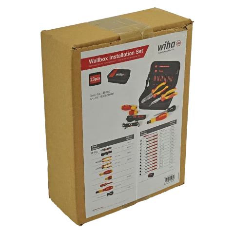 Szigetelt szerszámkészlet 23db-os VDE 1000V Nyomaték csavarhúzóval WIHA TorqueVario-S Wallbox
