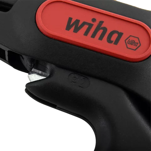 Blankoló vezetékcsupaszító és vágó szerszám Automata blankoló fogó 0,2-6mm2 Wiha 44617