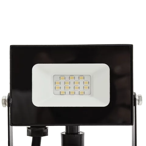 LED Reflektor Mozgásérzékelővel 10W 6500K hideg fehér 800lm IP44 Fekete Commel 307-301