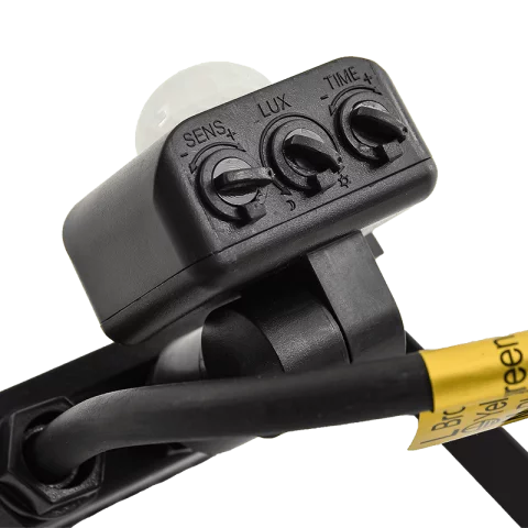 LED Reflektor Mozgásérzékelővel 10W 6500K hideg fehér 800lm IP44 Fekete Commel 307-301