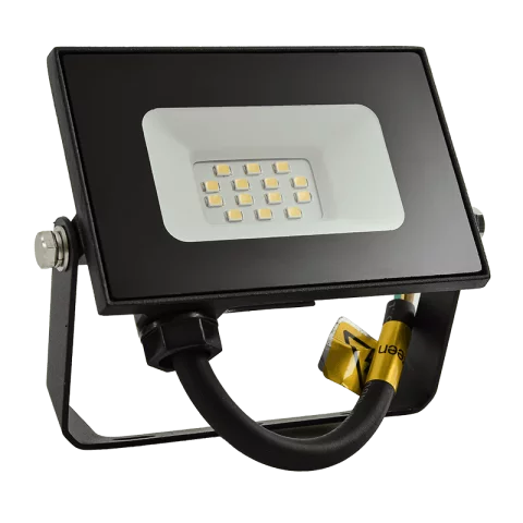 LED Reflektor 10W 6500K hideg fehér 800lm IP65 Fekete Commel 306-301