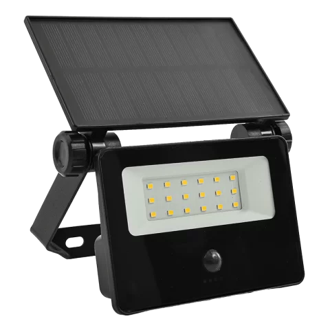 Napelemes Solar LED Reflektor Mozgásérzékelővel 4W 4000K 400lm Avide ASOLFLNW-12-CMSP-PIR