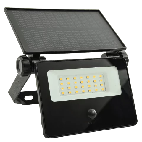 Napelemes Solar LED Reflektor Mozgásérzékelővel 8W 4000K 700lm Avide ASOLFLNW-18-CMSP-PIR