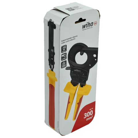 Kábelvágó fogó racsnis 300mm2-ig VDE 1000V Wiha 46674