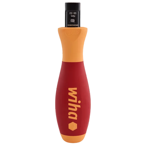 Nyomaték csavarhúzó állítható 18db-os készlet 0,8-5Nm 1000V VDE SlimBit Táskában Wiha TorqueVario-S