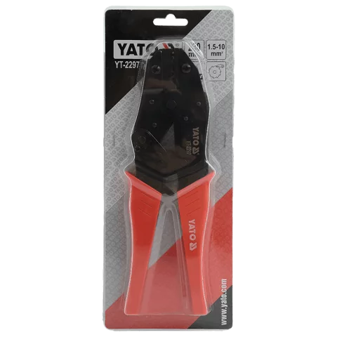 Krimpelő fogó szigetelt sarukhoz 1,5-10mm2 230mm YATO YT2297