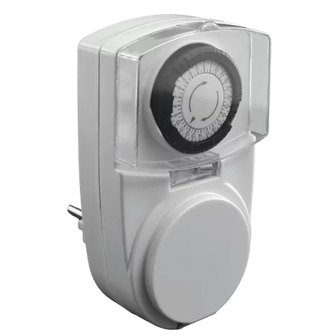 Időzítő mechanikus kültéri időkapcsoló Napi/30min dugaljba dugható IP44 Commel 260-201