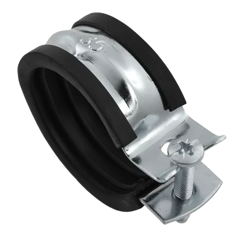 Gumis csőbilincs horganyzott 32-35 mm-ig (32-35mm) egy vagy két csavaros (50db/dob)