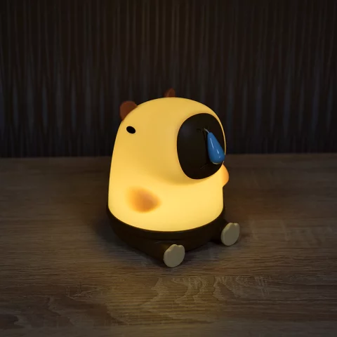 Vizidisznó LED Éjszakai fény 1,5W 3000K Akkumulátoros USB-s Éjjeli fény Strühm Kapibara 04807