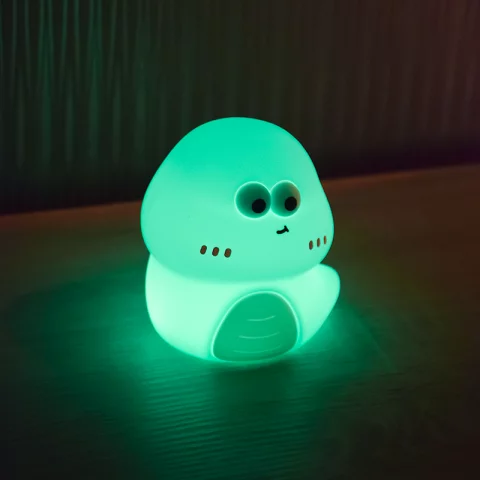 Kukacka LED Éjszakai fény 3000K Zöld Akkumulátoros USB-s Éjjeli fény MARY'S Green Worm Ecolight