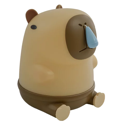 Vizidisznó LED Éjszakai fény 1,5W 3000K Akkumulátoros USB-s Éjjeli fény Strühm Kapibara 04807