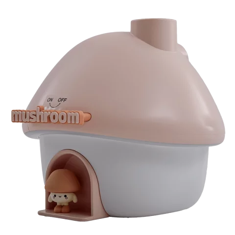 Gombaházikó LED Éjszakai fény és Párásító 2,5W RGB + 3000K Pink + fehér Akkumulátoros USB-s MARY'S