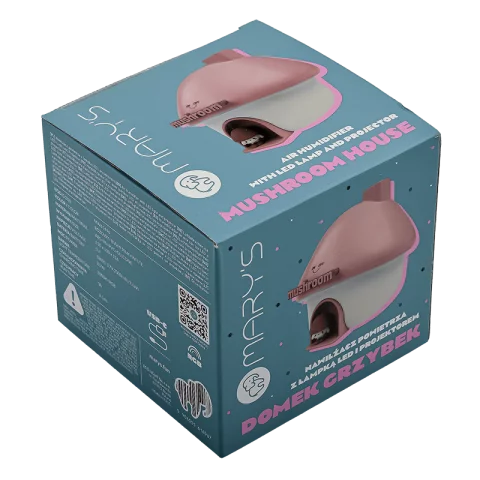 Gombaházikó LED Éjszakai fény és Párásító 2,5W RGB + 3000K Pink + fehér Akkumulátoros USB-s MARY'S