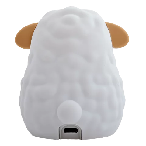 Kisbárány LED Éjszakai fény 1W RGB + 3000K Akkumulátoros USB-s Éjjeli fény MARY'S Kis bárány