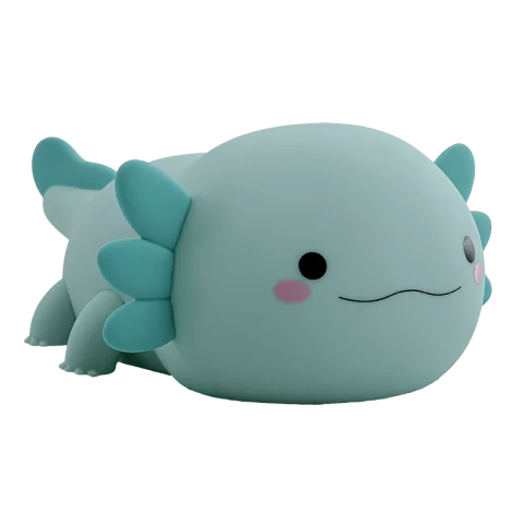 Vízi sárkány LED Éjszakai fény 2,5W 4000K Kék Akkumulátoros USB-s Éjjeli fény MARY'S Axolotl