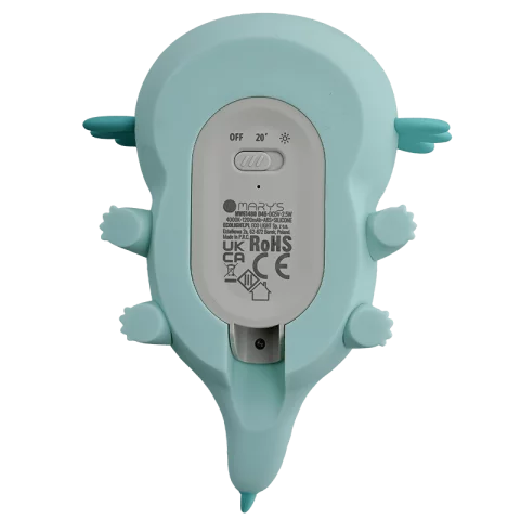 Vízi sárkány LED Éjszakai fény 2,5W 4000K Kék Akkumulátoros USB-s Éjjeli fény MARY'S Axolotl