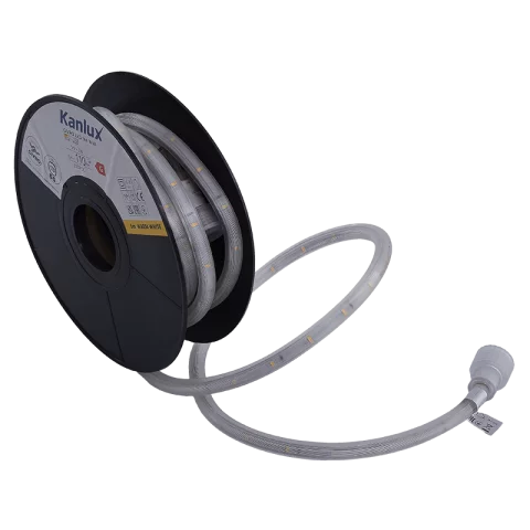 Kültéri LED Fénykábel 5m 3000K meleg fehér LED Fénytömlő Flexibilis Fénycső Kanlux GIVRO LED 5M-WW