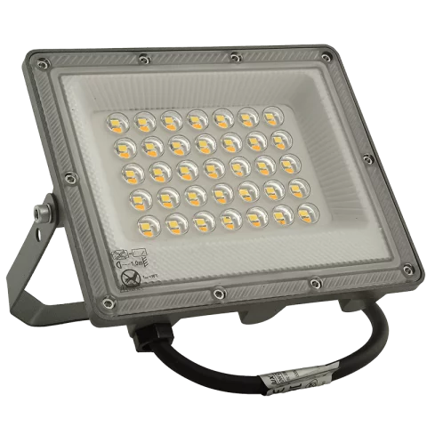 LED Reflektor 30W CCT Állítható Színhőmérséklettel 2400lm IP65 Szürke Kanlux ACETE 30W CCT GR
