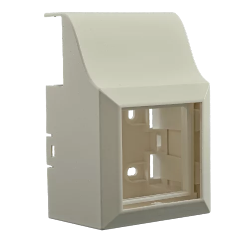 Kábelcsatorna moduláris szerelvénydoboz 32x15mm műanyag vezetékcsatorna doboz Fehér Kopos