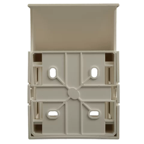 Kábelcsatorna moduláris szerelvénydoboz 32x15mm műanyag vezetékcsatorna doboz Fehér Kopos