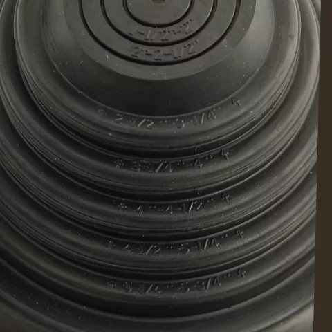 Szigetelő gumiharang átvezető 6,3-146mm befogás 203x203mm APOLO CELO MF3