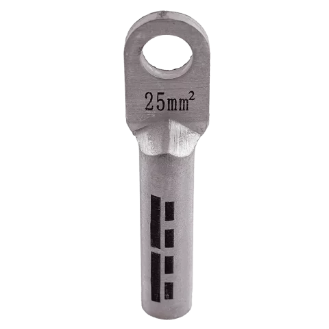 Szemes alumínium csősaru 25mm2 10-es M10 furattal Tracon AS25-10