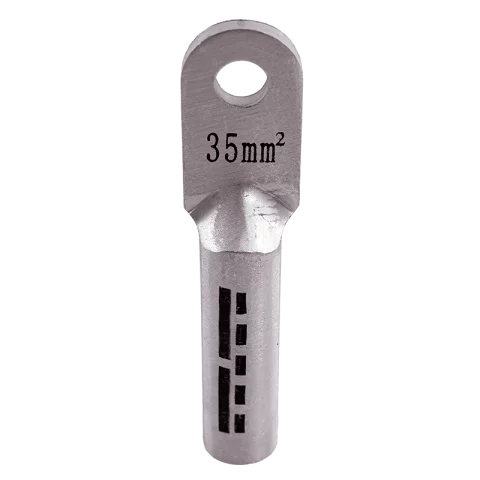 Szemes alumínium csősaru 35mm2 10-es M10 furattal Tracon AS35-10